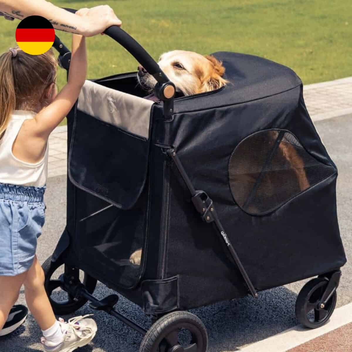 QPPet Max Pet Stroller 大型寵物手推車 - Image 3